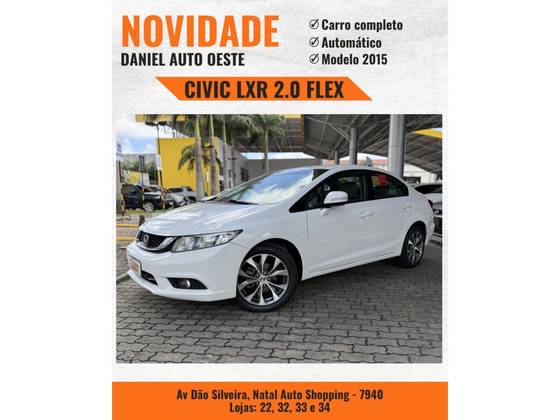 HONDA CIVIC 2.0 LXR 16V FLEX 4P AUTOMÁTICO